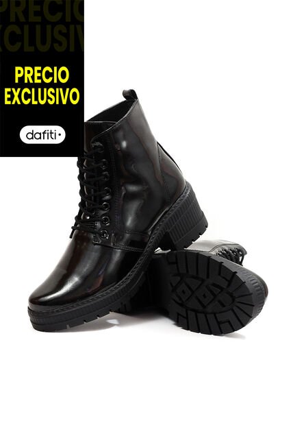 Botín Charol Negro VillabonR VRB-3025