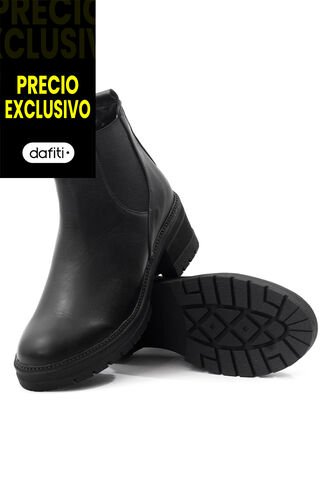 Botín Cuero Mujer Negro VillabonR VSH-5005 VillabonR