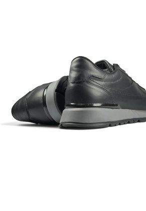 Tenis Cuero Hombre VillabonR VSA-4086 Negro