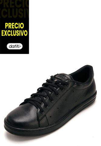 Tenis Cuero Negro VillabonR VT-3009 VillabonR