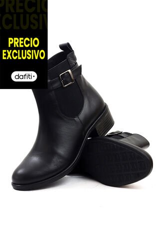 Botín Cuero Mujer Negro VillabonR VSH-5330 VillabonR