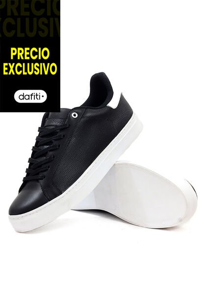 Tenis Cuero Negro VillabonR VT-3014