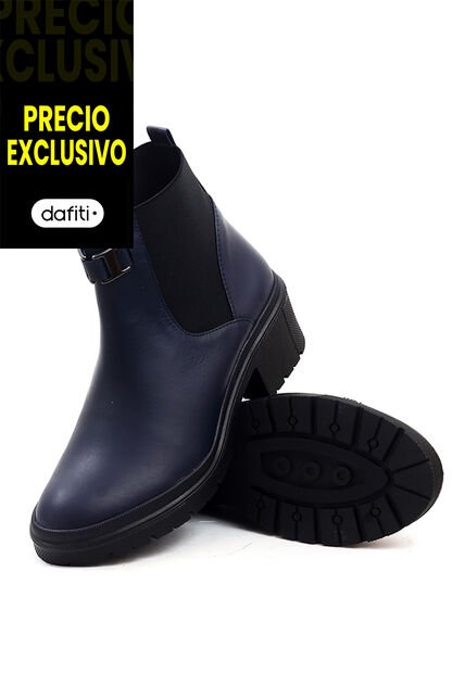 Botín Cuero Azul VillabonR VSH-5331