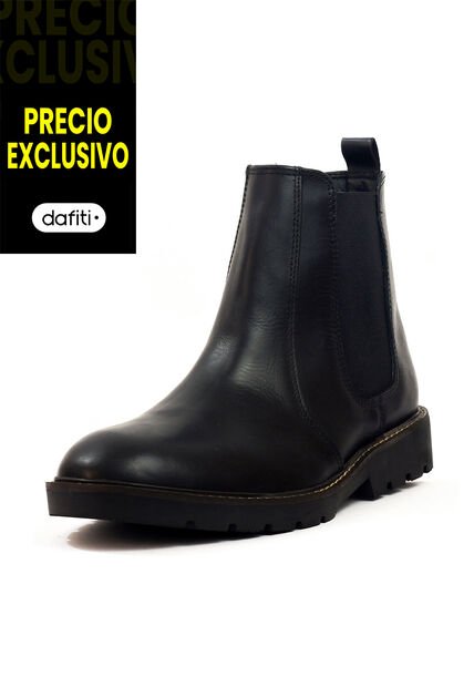 Botín Cuero Negro VillabonR VSH-5007