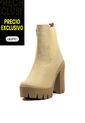 Botín Cuero Beige VillabonR VSH-5010 de VillabonR