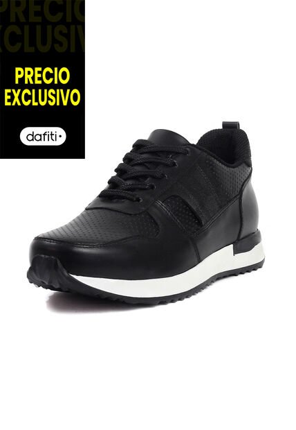 Tenis Cuero VillabonR VW-3034 Negro