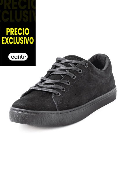Tenis Cuero Hombre VillabonR VT-3022 Negro