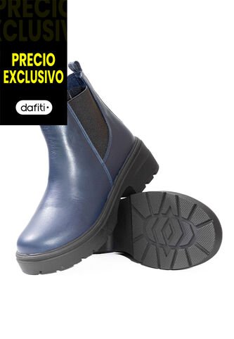 Botin Cuero Azul VillabonR VBA-5740 VillabonR
