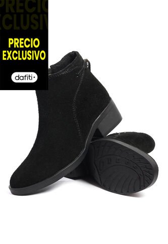 Botin Cuero Mujer Negro VillabonR VBP-5006 VillabonR