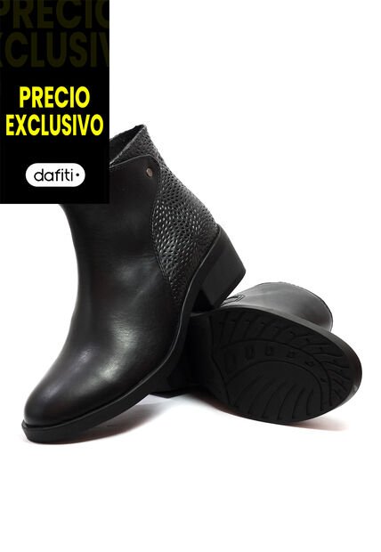 Botin Cuero Mujer Negro VillabonR VBP-5005