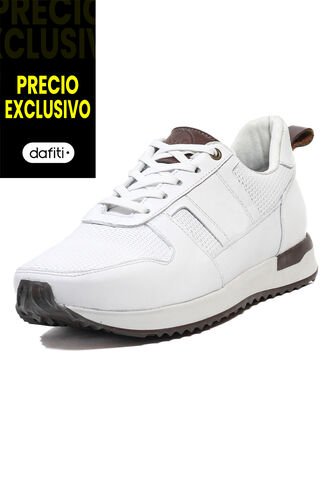 Tenis Cuero Hombre VillabonR VW-3032 Blanco VillabonR