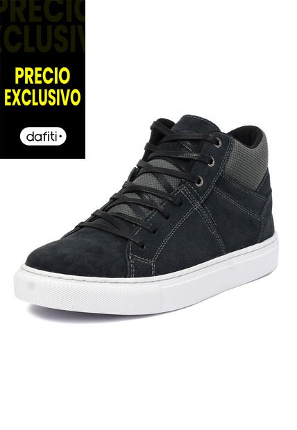 Teni Bota Moda Cuero Hombre Gris VillabonR VF-3030