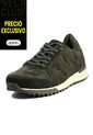 Tenis Moda Cuero Hombre Verde VillabonR VK-3032 de VillabonR