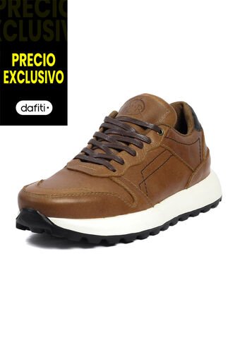 Tenis Cuero Hombre Miel VillabonR VD-3031 VillabonR