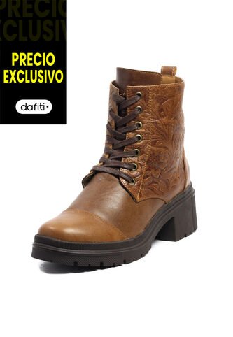 Botines Cuero Mujer Cafe VillabonR VCR-9025 VillabonR
