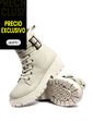 Botas Cuero Mujer Beige VillabonR VDM-5055 Correas de VillabonR