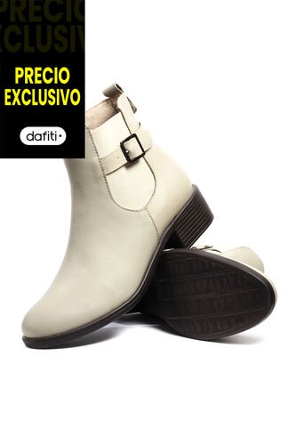 Botines Cuero Mujer Beige VillabonR VSH-5330 VillabonR