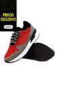 Tenis Hombre VillabonR VTH-3037 Rojo Gris de VillabonR