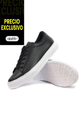 Tenis Cuero Hombre VillabonR VT-3019 Negro VillabonR