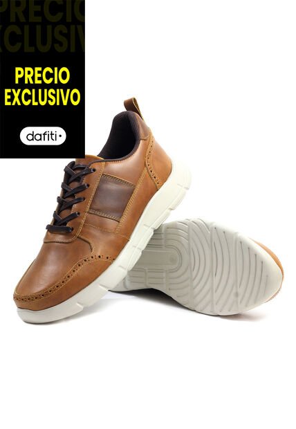 Tenis Cuero Hombre Miel VillabonR VL-3031C-A