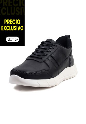 Tenis Cuero Hombre Negro VillabonR VL-3030C-A VillabonR