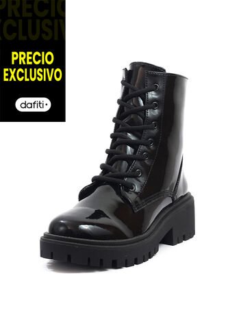 Botas Charol Mujer Negro VillabonR VMD-5045C-A VillabonR