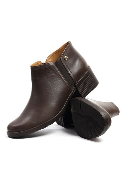 Botines Cuero Mujer Cafe VillabonR VCR-9024