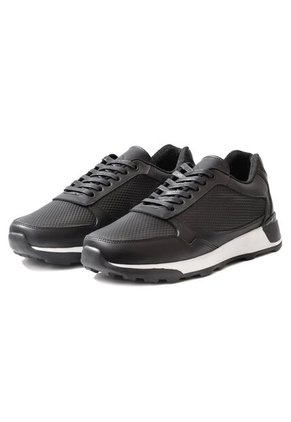 Tenis Cuero Hombre Negro VillabonR VBT-3020