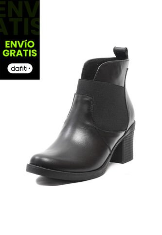 Botines Cuero Mujer Negro VillabonR VBC-5005 VillabonR