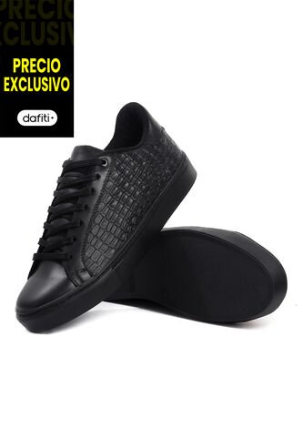 Tenis Cuero Negro VillabonR VT-3015 VillabonR