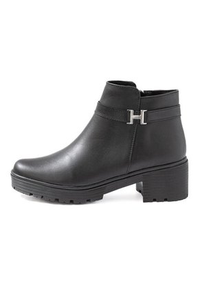 Botin Cuero Mujer Negro VillabonR VRB-3036