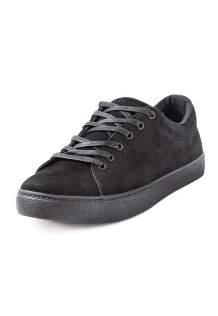 Tenis Cuero Hombre VillabonR VT-3022 Negro