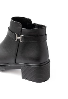 Botin Cuero Mujer Negro VillabonR VRB-3036