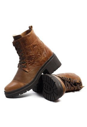 Botines Cuero Mujer Cafe VillabonR VCR-9025