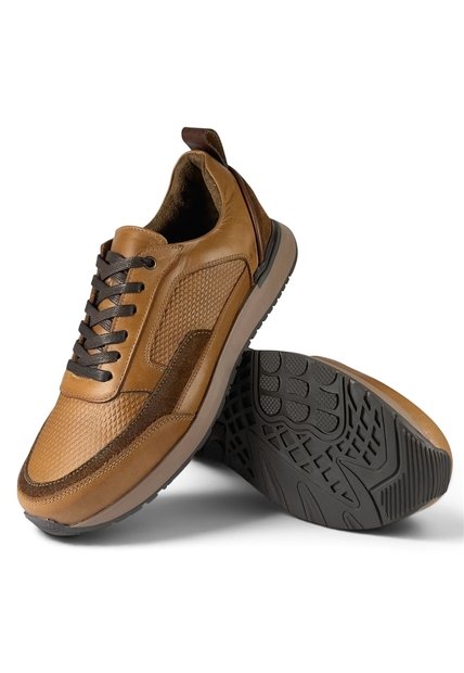 Tenis Cuero Miel VillabonR VTS-8046