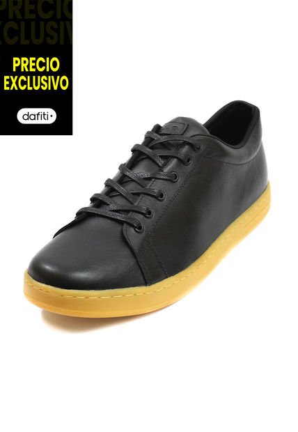 Tenis Cuero Negro VillabonR VT-3007
