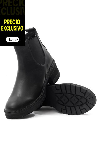 Botín Cuero Mujer Negro VillabonR VSH-5005