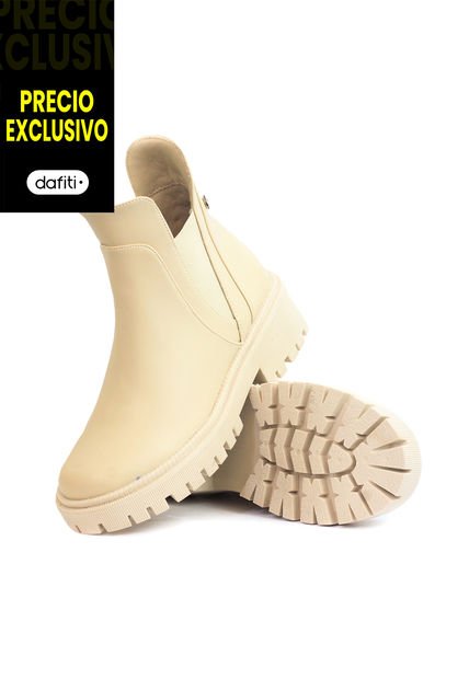 Botín Mujer Beige VillabonR VBA-5730
