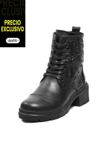 Botas Cuero Mujer Negro VillabonR VCR-9025 VillabonR