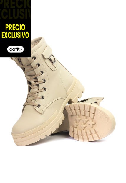 Botas Cuero Beige VillabonR VDM-5055