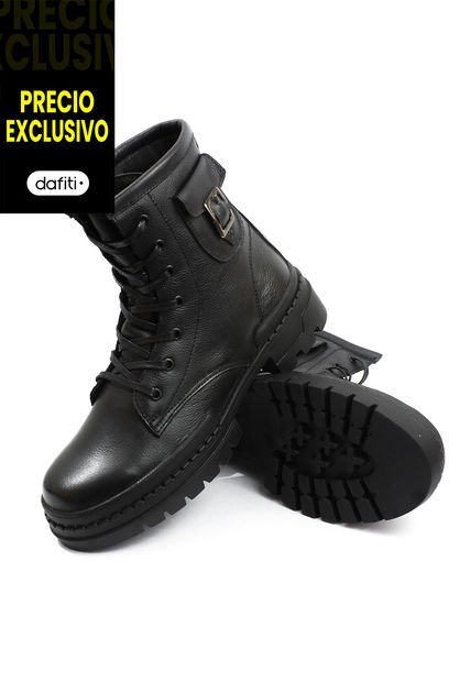 Botas Cuero Mujer Negro VillabonR VDM-5055
