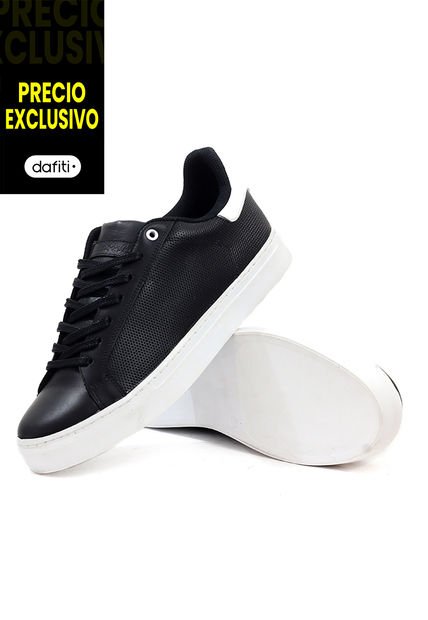 Tenis Cuero Negro VillabonR VT-3014