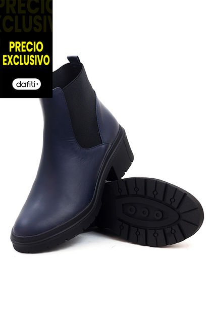 Botín Cuero Azul VillabonR VSH-5332