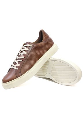 Tenis Cuero Hombre VillabonR VT-3021 Café