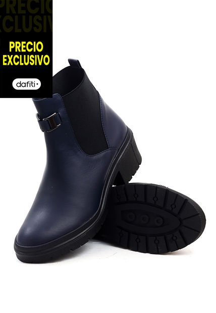 Botín Cuero Azul VillabonR VSH-5331
