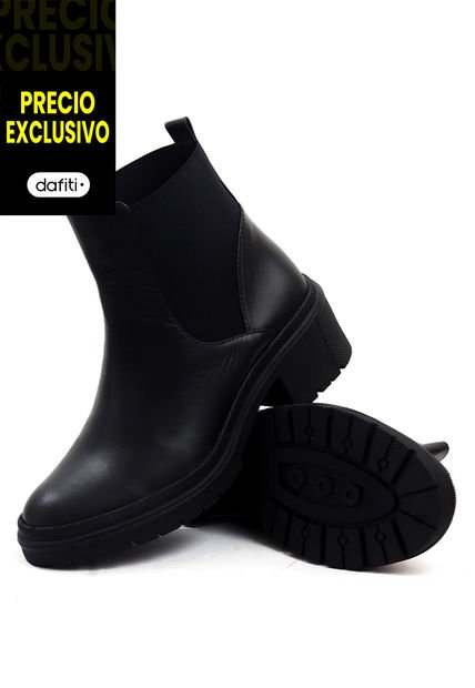Botín Cuero Mujer Negro VillabonR VSH-5332