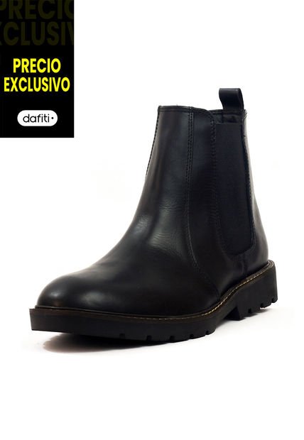 Botín Cuero Negro VillabonR VSH-5007