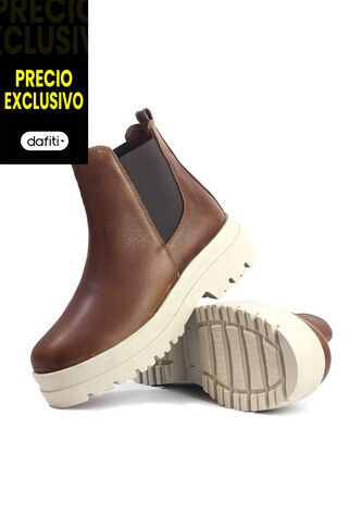 Botines Cuero Mujer Cafe VillabonR VBA-5736 VillabonR