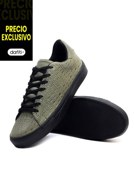 Tenis Cuero Verde VillabonR VT-3016