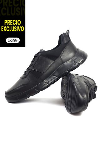 Tenis Cuero Hombre Negro VillabonR VL-3032C-A VillabonR
